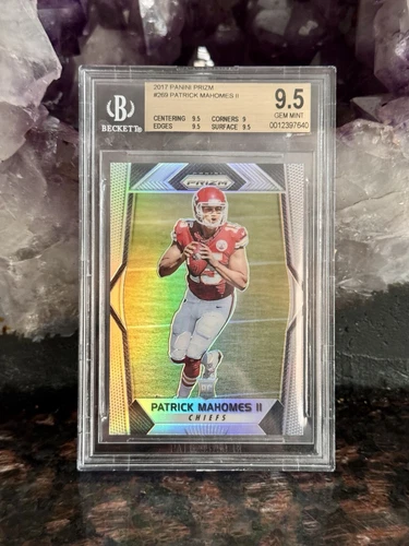 Patrick Mahomes II (RC) - 2017 Panini Prizm Silver Prizm #269 BGS 9.5  ROOKIE 