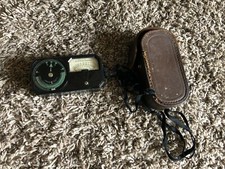 Weston Photronic Light Exposure Meter, Model 650 With Leather Case Vintage
