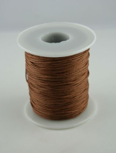 Gewachstes Baumwollband 2 Meter Bändchen 1 mm dick verschiedene Farben - Bild 5 von 10