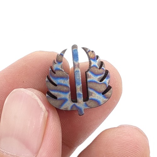 Titanium Alloy Strider Folding Knife Lanyard Bead Crod Paracord Necklace Pendant - Picture 6 of 10