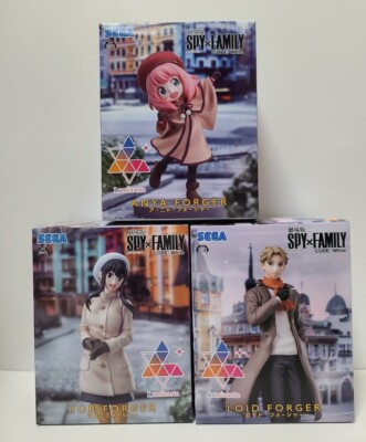 【新品、未開封】「SPY×FAMILY」Luminastaフィギュア まとめ売り NEW Luminasta Spy Family CODE White Set of 3 Anya Yor Loid Forger