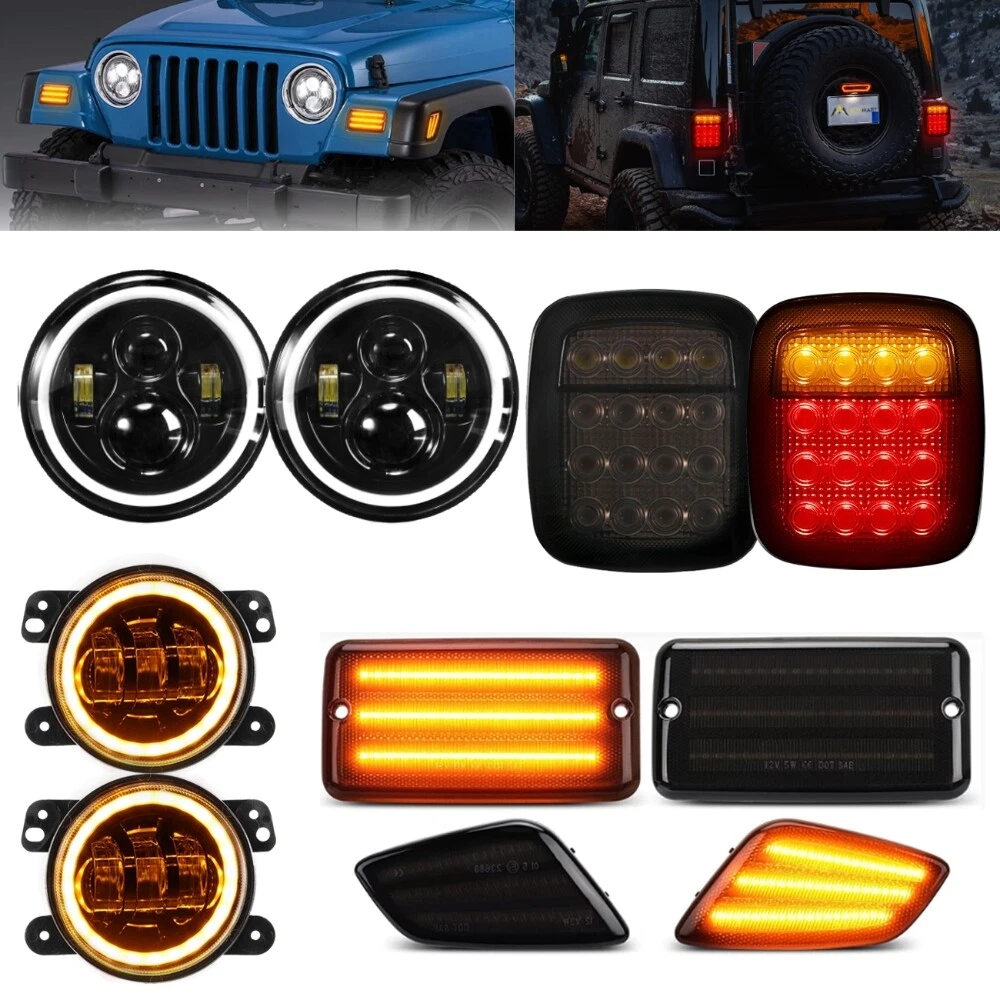 Best jeep on sale wrangler led headlights
