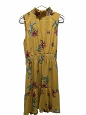 Nanette Lepore Colonel  Lemon Pink  high neck dress Women’s Size 10