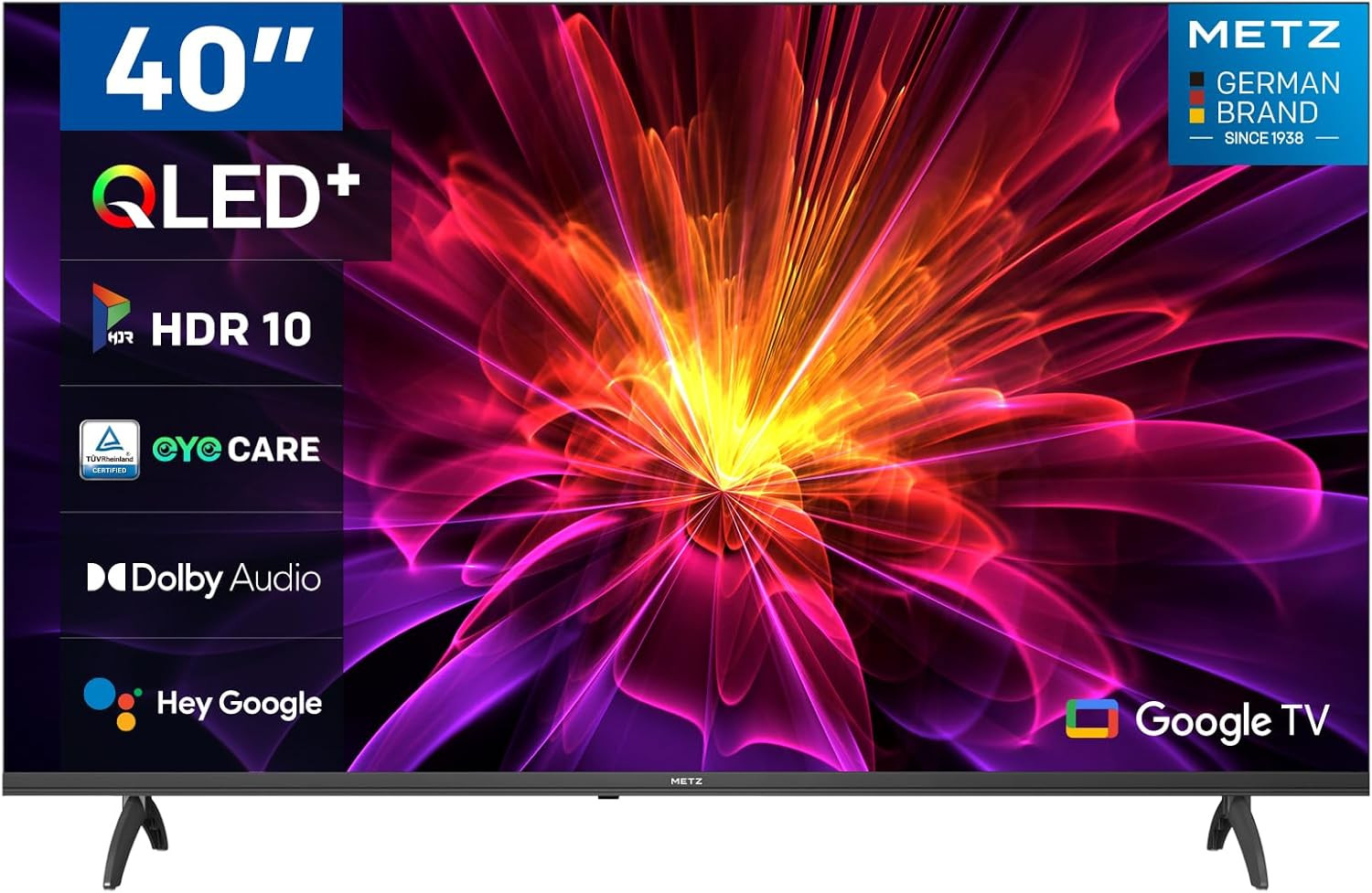 40" QLED+ Smart TV, MQE7000 FHD Google TV with Dolby Audio, HDR 10 and Trochilus