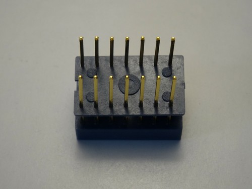 YAMAICHI IC-09-14 Support CI 14 broches Wrapping - La boite de 7 pièces - NEW! - Imagen 3 de 4