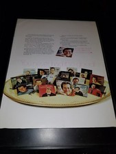 Andy Williams Sound Of Music Rare Original Radio Promo Poster Ad Framed!