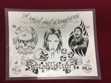 TATTOO FLASH ART Various Sizes Laminated