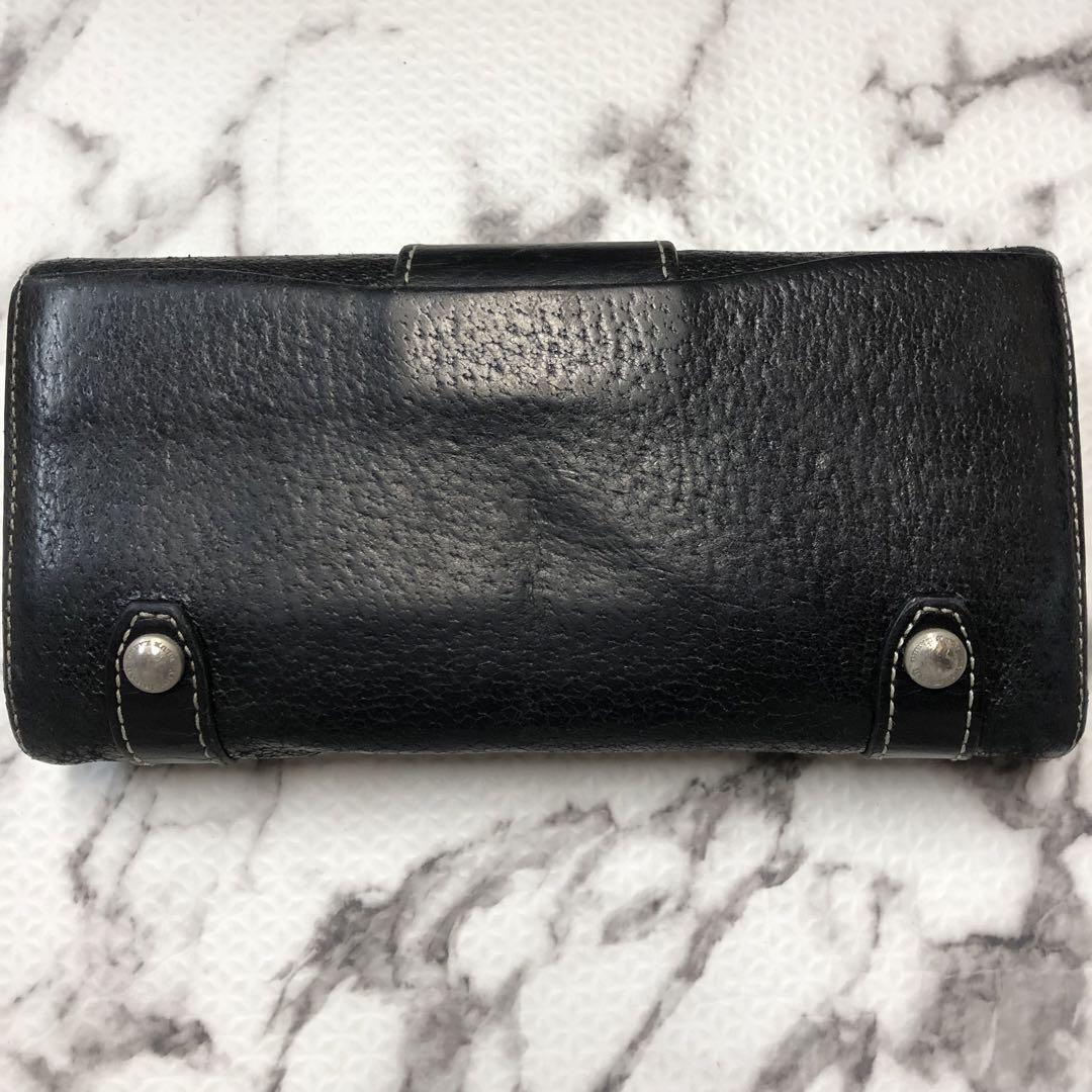 Authentic ️Burberry Blue Label Long Wallet Black … - image 22