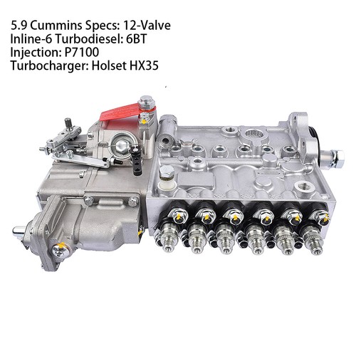 For P7100 Cummins Fuel Injection Pump Dodge Ram 5.9L Diesel 12V B-Series 94-98 - Picture 8 of 9