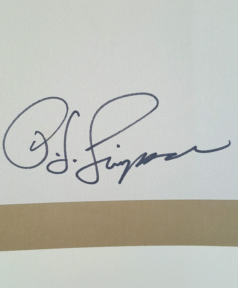 O.J. SIMPSON Signed Autograph Litho Artist Proof Bills. COA | eBay