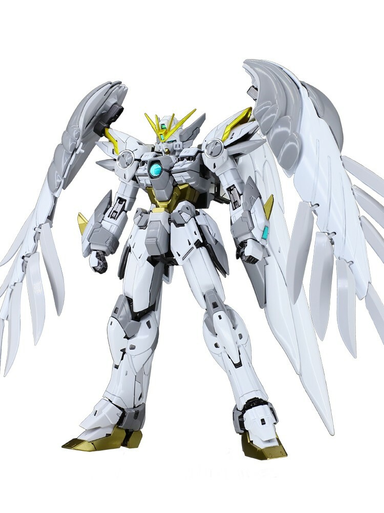 NEW Bandai Gundam wing ka snow white FIX metal coating