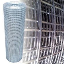 Volierendraht Maschendraht 100cm 5m 25mm Drahtgitter Schweißgitter 2mm 4-Eck