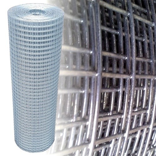 Volierendraht Maschendraht 100cm 5m 25mm Drahtgitter Schweißgitter 2mm 4-Eck - Bild 1 von 2
