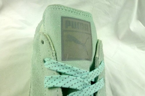 $95 New Womens PUMA Suede Shoes 8 Seafoam Green 1980s leather soft - Picture 5 of 5