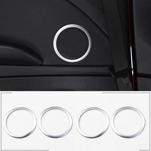 Tür Lautsprecher Rahmen Passend Für BMW 3er F30 F31 F34 2013-2019 Chrome Optik - Bild 2 von 6