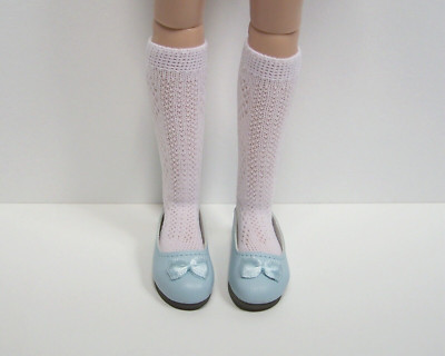 Lt Blue Flats Doll Shoes For 14 Kish Chrysalis Lark Wren Piper Song Raven (Debs