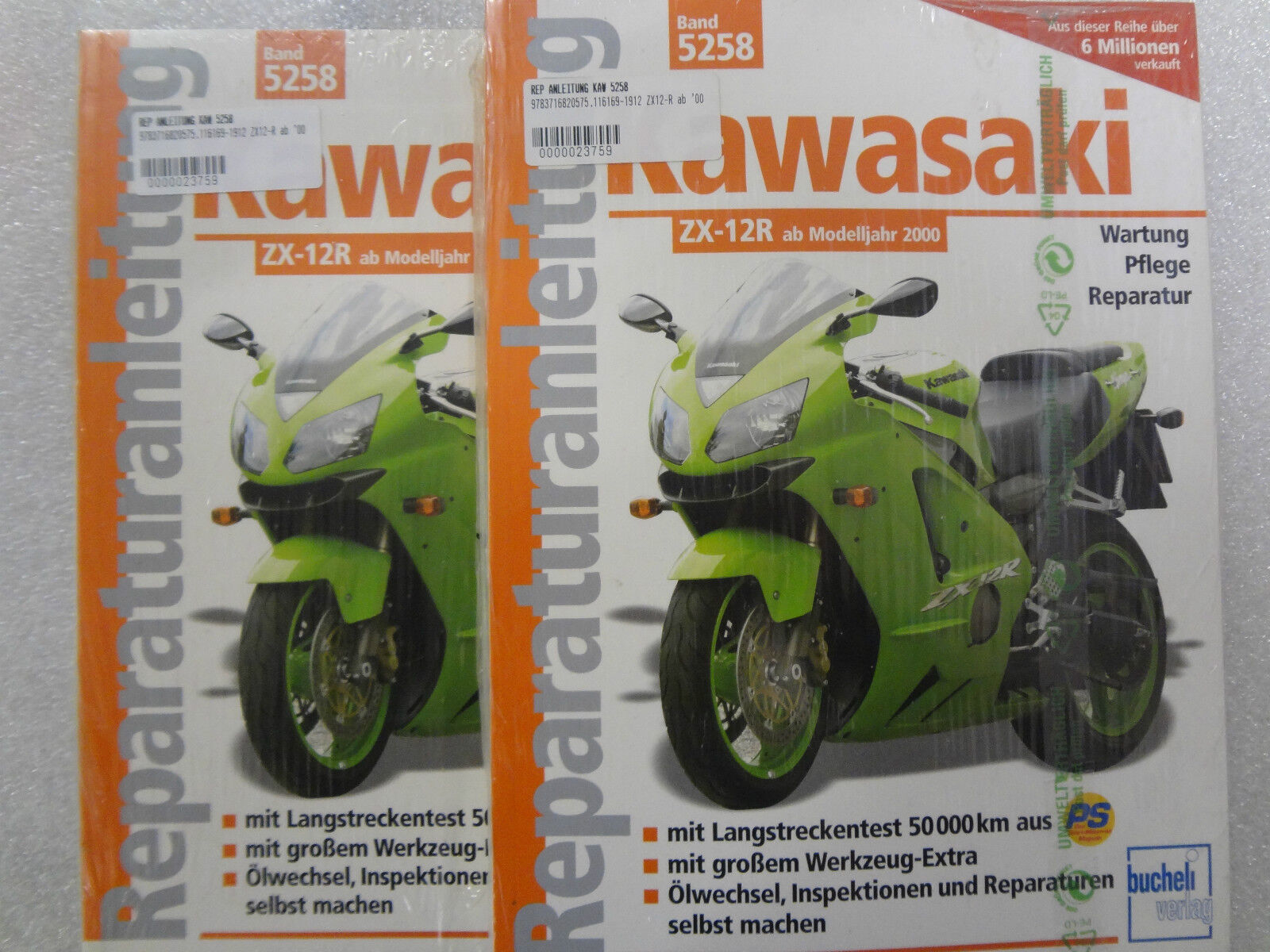 Thumbnail - Reparaturanleitung , Handbuch Für Kawasaki, Zxt20a, Zx 12 R, Ab 2000,
