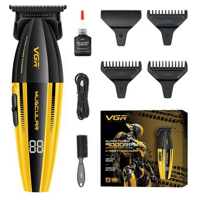 285T Small Hair Trimmer for Men, 9000RPM Professional Beard Trimmer for Men, ...