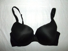 Victorias Secret BODY BY VICTORIA BLACK PERFECT SHAPE BRA Size 36D UNDERWIRED