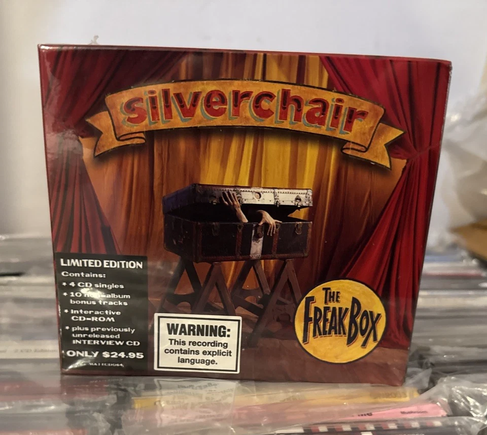 Silverchair-The Freak коробка 1997 РЕДКАЯ еще запечатанный 5 CD бокс-сет номер 03193 новый - Изображение 3 из 4