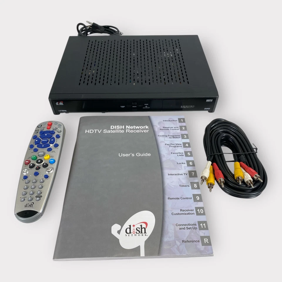 Dish Network ViP211k HDTV Satellite Receiver W/ Remote - Free Shipping -USED - Image 2 of 4