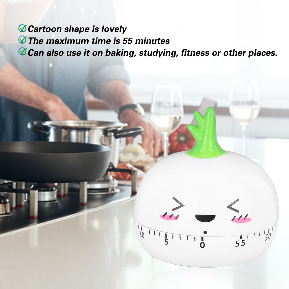 ( Cartoon Mechanical Manual Kitchen Cooking Timer Alarm Reminder Timepiece Cou )