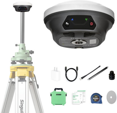 E1 Lite RTK Base Station, High Accuracy GNSS GPS Receiver for Surveying, Drone M