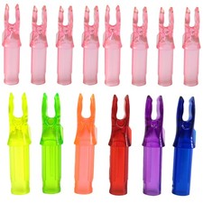 60pcs Pfeilnocken Kunststoff Einf&uuml;gen Nock Pin Bogenschie&szlig;en ID6.2mm Pfeilschaft
