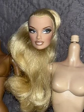 Fashion Royalty 2002 Silver Society Veronique Perrin Head With 2 Generic Bodies