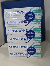 Lot Of 6×2.45 Oz Sensodyne Deep Clean Toothpaste Exp 07/26