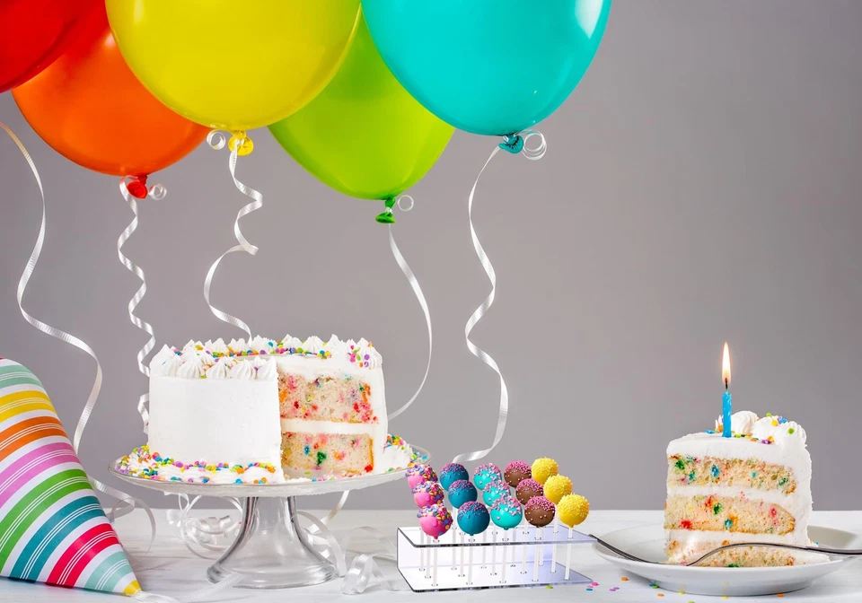 Cake Pop Display Stand 2PCS with 300 Accessories, Clear Acrylic 15 Slot Holder - Image 3 of 4