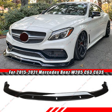 For Mercedes Benz C63 Amg 15-21 Gloss Black Bbs-style Front Bumper Splitter Lip For Mercedes Benz C63 Amg 15-21 Gloss Black Bbs-style Front Bumper Splitter Lip