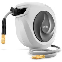 Poppstar Premium Automatik Druckluft Schlauchtrommel Mit 15M Hybrid Pvc Schlauch