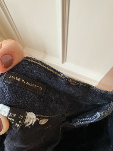 Massimo Dutti Jeans dunkelblau gerade 40 - Bild 3 von 3