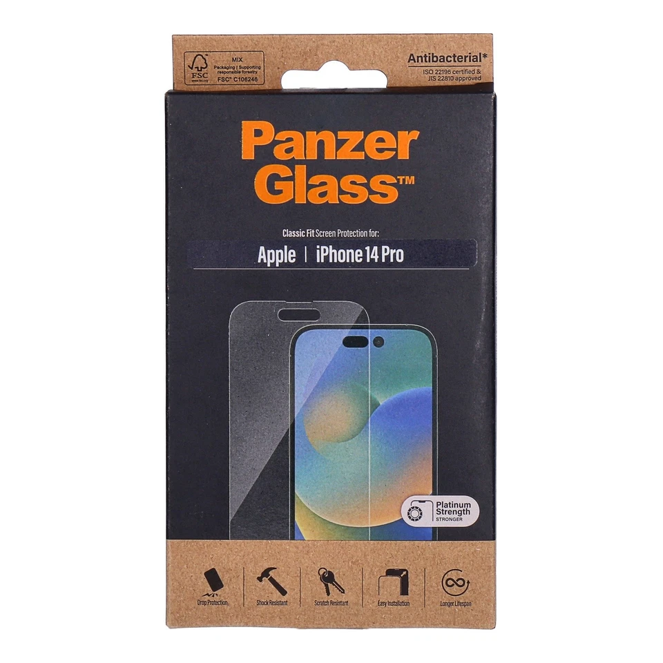 PanzerGlass für iPhone 14 Pro Classic Fit
