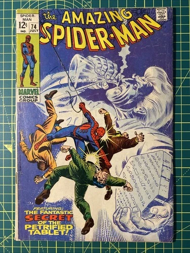 AMAZING SPIDER-MAN #74, 2nd app SILVERMANE, VG, Marvel Comics (1969)