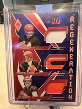 Phoenix Regeneration Joe Burrow Boomer Esiason Ken Anderson #R-CIN Red /49(MEM)