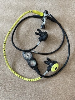 Scubapro Regulator Set Mk 2 First Stage R290 Reg & Octopus Suunto SM36 Gauge