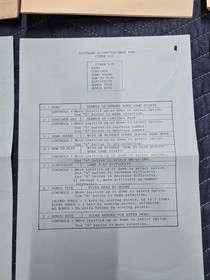 Vintage Neo Geo Arcade Machine Manuals, Instructions & More!!