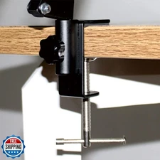 Replacement Heavy Duty C Clamp for 1/2in Base Magnifying Lamp Desk Swing Arm