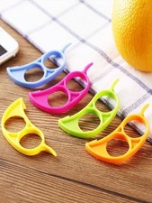 2pcs Orange Peeler Kitchen Tool – Plastic Citrus Fruit Peeling Gadget Easy Peel