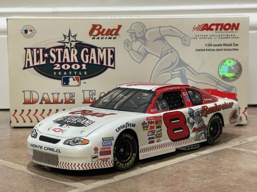 2001 Dale Earnhardt Jr Budweiser Bud MLB All Star Game Pepsi 400 Daytona 1/24