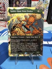 Spider-Ham, Peter Porker Borderless - SPM 0201 - NM - MTG Magic