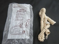 H4DU-50 Ivory Modular Telephone Handset Spring Cord Long Western Electric NOS