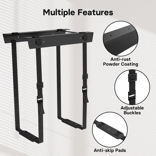 BONTEC Under Desk Adjustable CPU Holder – Fits PC Towers up to 71″ - Afbeelding 4 van 7