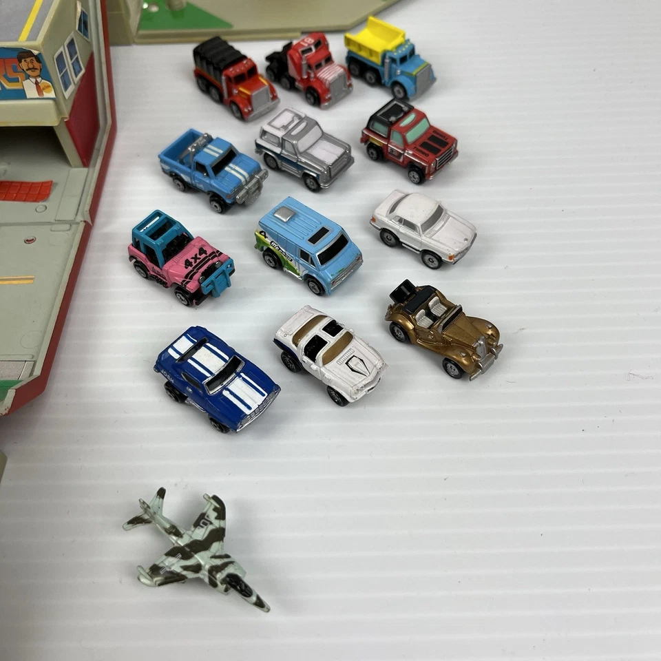 Galoob Micro Machines Cars + Super City Toolbox Playset Lot 1988 Vintage AS-IS - Image 2 of 4