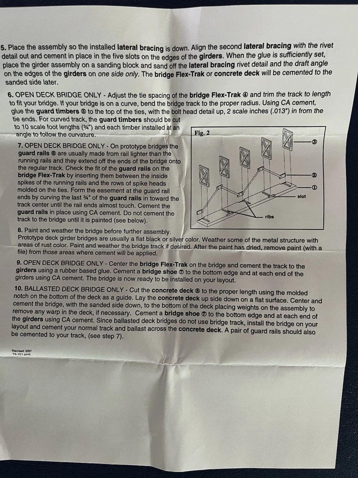Micro Engineering 75-153 N Scale 40' Deck Ballasted Girder Bridge Kit - Image 4 of 4