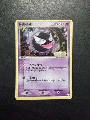 Pokémon Nebulak 52/92 EX Legend Maker Reverse Holo Stamp Rare - Exc+