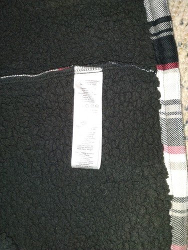 Burton DryRide Plaid Snap Button Pocket Sherpa Lined Heavy Flannel Mens Size: M - Picture 6 of 6