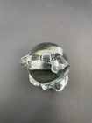 Fenton Bear Art Glass Sitting Crystal Clear Figurine Paperweight 3.5" — photo 8